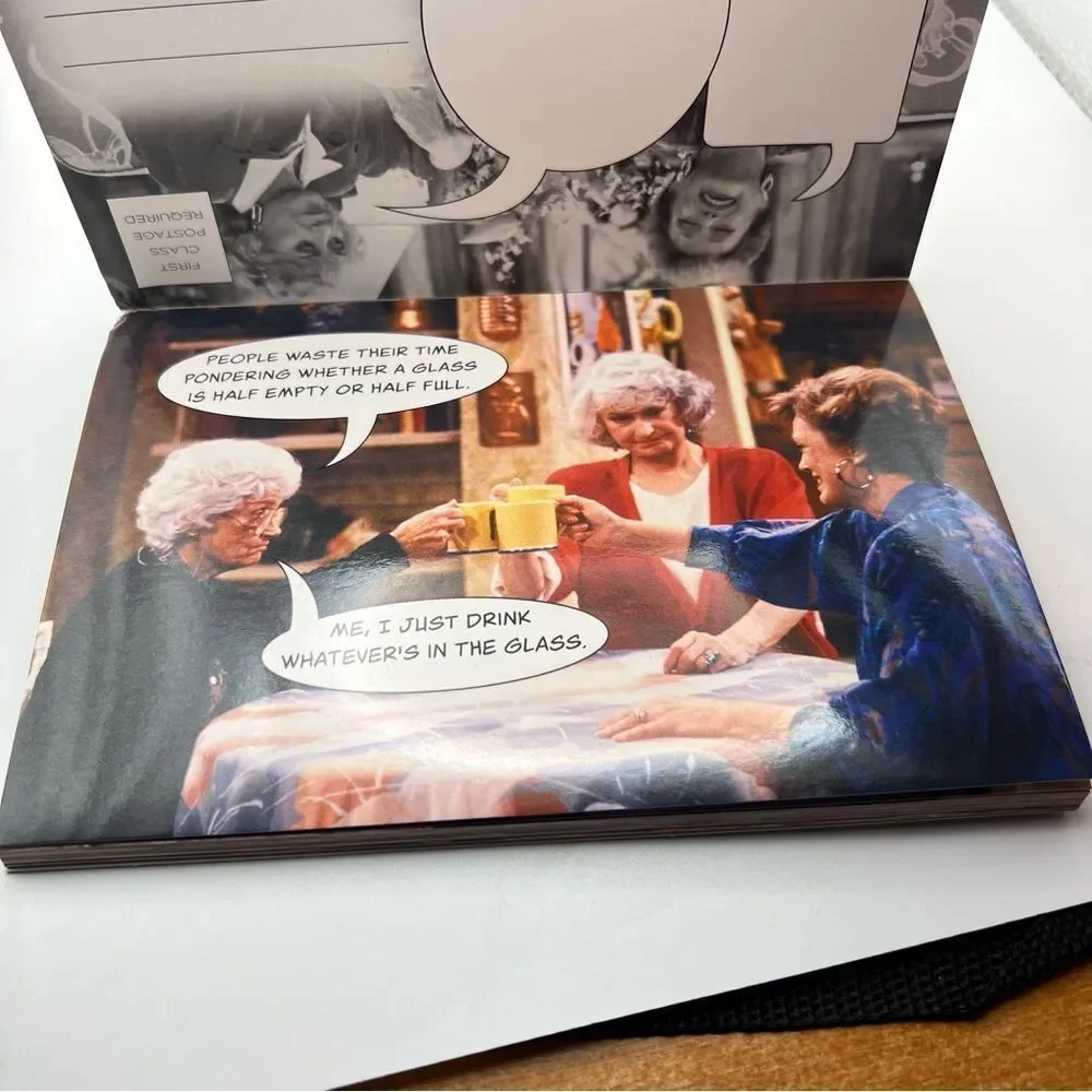 - Golden girls “postcard book‎ with puffy stickers